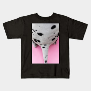 Dalmatian dog tail Kids T-Shirt